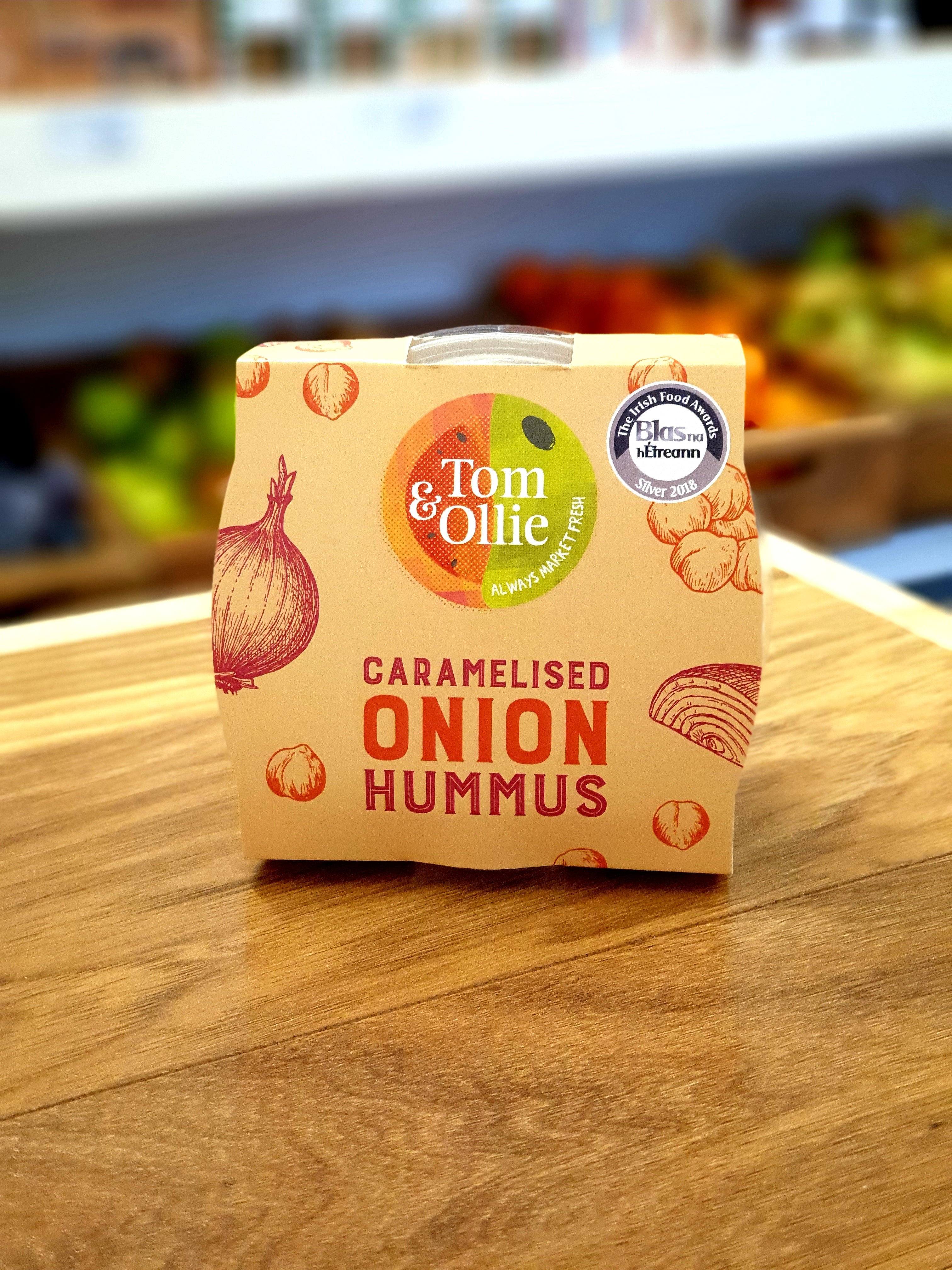 Tom & Ollie - Caramelised Onion Hummus 150g