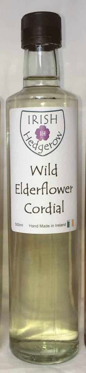 Irish Hedgerow Wild Elderflower Cordial 500ml